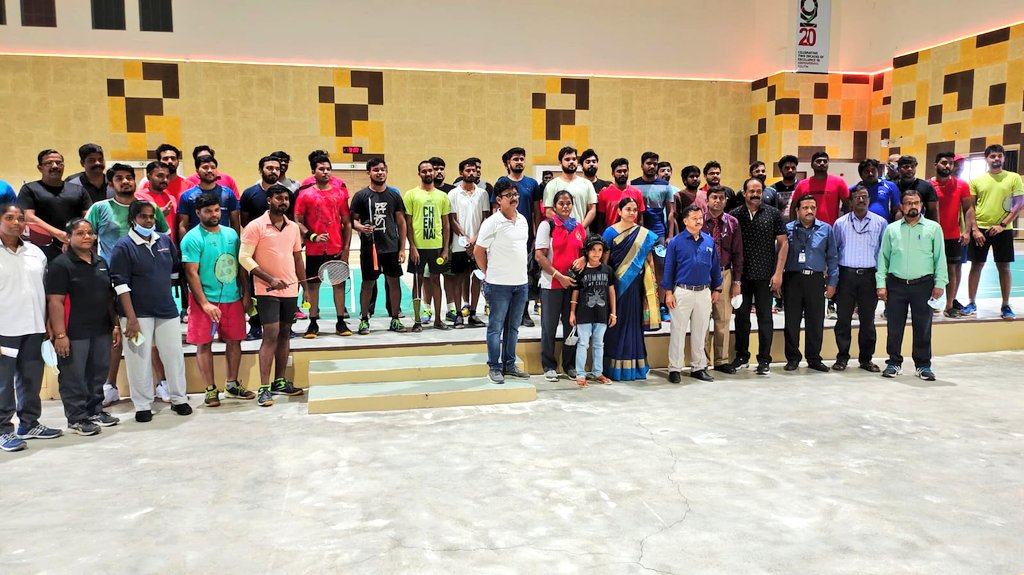 KCGSH2's tweet photo. It's badminton time.
Good luck everyone, keep calm & smash hard
#Badminton #Founderstrophy #corporatebadmintontournament #Letsshuttle #KCGCollege @KCGtechnology @BadmintonTalk
@Accenture @AkzoNobel @BYJUS @Cognizant @Groupon @IBM @Infosys @Novartis @renaultnissan @TCS https://t.co/zivkwxWvTD