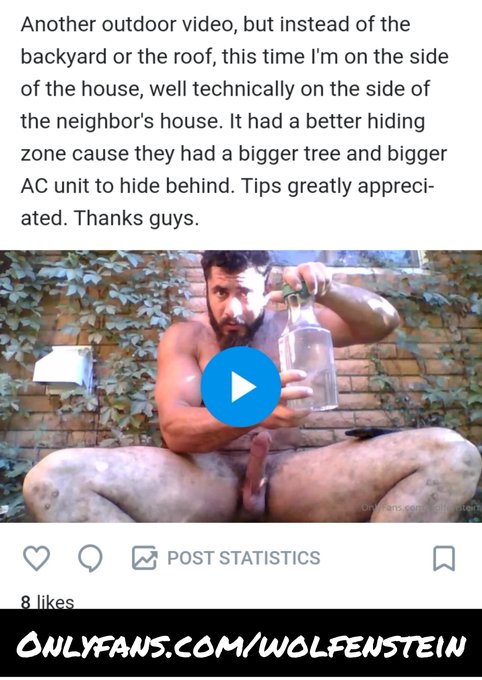 Another recent video post from my OF stroking it outside neighbors house like a maniac. Just $6.25 thx<a href="/tag/publicmasturbation"class="tags"><span>#publicmasturbation</span></a><a href="/tag/onlyfanstopcreator"class="tags"><span>#onlyfanstopcreator</span></a>