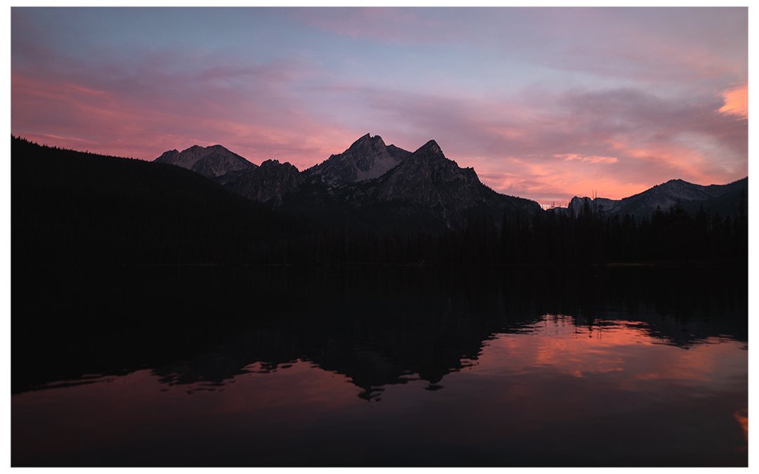 Nightfall in Idaho
