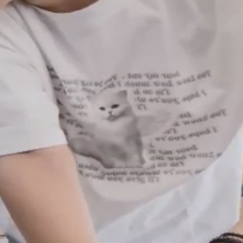 เสื้อเจโน่ how to touch a cat    เสื้อแจมิน cat
