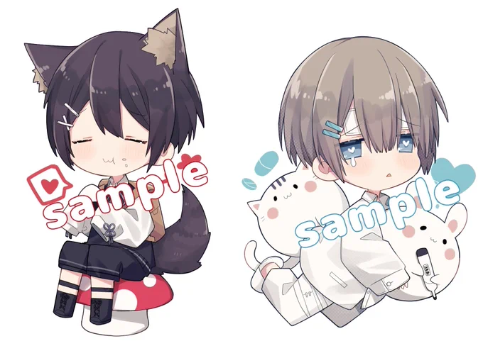 来月出すのグッズのイラスト先行公開✨✨ 