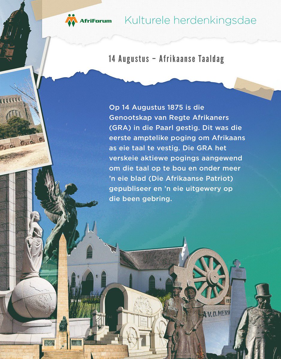 Vandag is Afrikaanse Taaldag!#TrotsAfrikaans