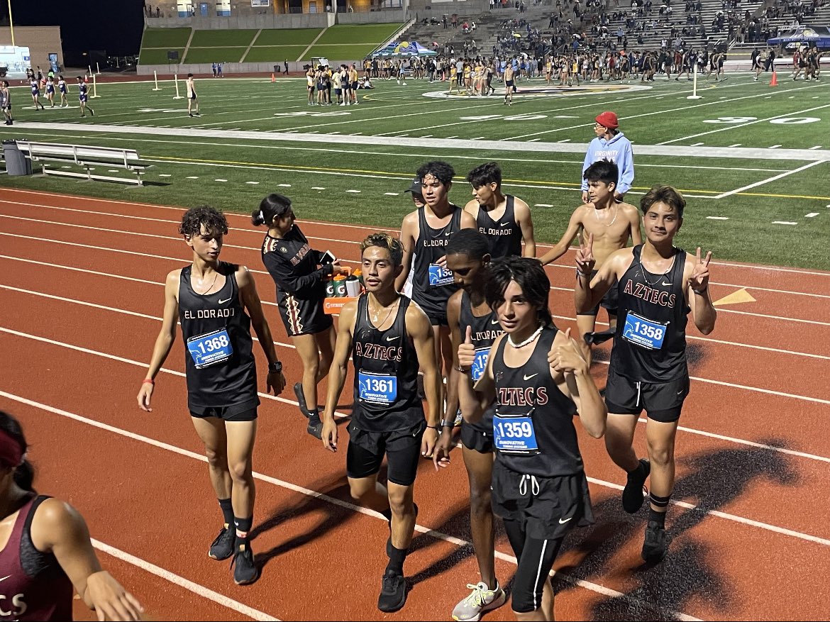 Aztec cross country team had a great first meet, so proud of them! <a href="/EDAztecs_HS/">Patricia Pedroza</a> <a href="/ELDO_CC/">El Dorado Cross Country Program</a>