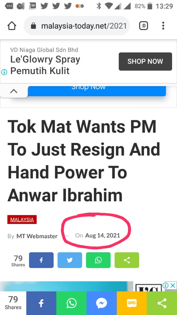 Catzenbaer's tweet photo. @ADVANCEANALYST @RajaPetra Skrg dah jadi "Got Anwar..Got DAP" tuan. Ni statement trbaru (14 ogos 2021) TokMat Timb President UMNO yg mahukn TS Mahiadin letak jawatan dgantikan oleh DSAI. Krana dengkikan Mahaidin &amp; adanya Pemimpin2 UMNO yg mahukan kes Mhkamah digugurkan, mrka sanggup lihat DAP bkuasa smula? https://t.co/1T69jiy2E1