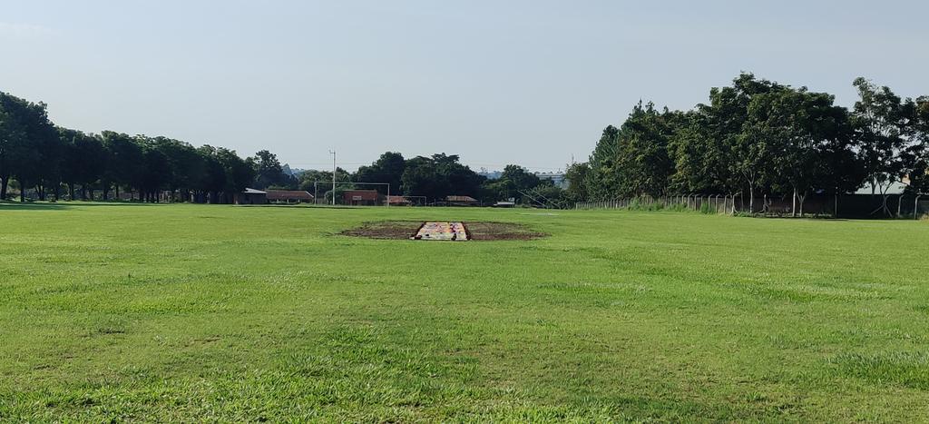 Soon to be the #homeofcricket in #northernuganda of the #pearlofAfrica @nkccug @CWBglobal @UgandaCricket @sadam_oyaga @ICC new lovely lush green cricket oval!