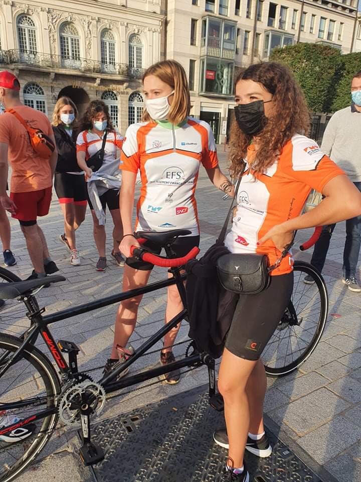 IMT_NordEurope's tweet photo. Bonne route à l'@eurotandemEMD qui démarre ce matin son tour de France en tandem pour récolter des promesses de #DonDeSang pour l'@EFS_dondesang 💪 💪 https://t.co/DhYFV7L4Kx