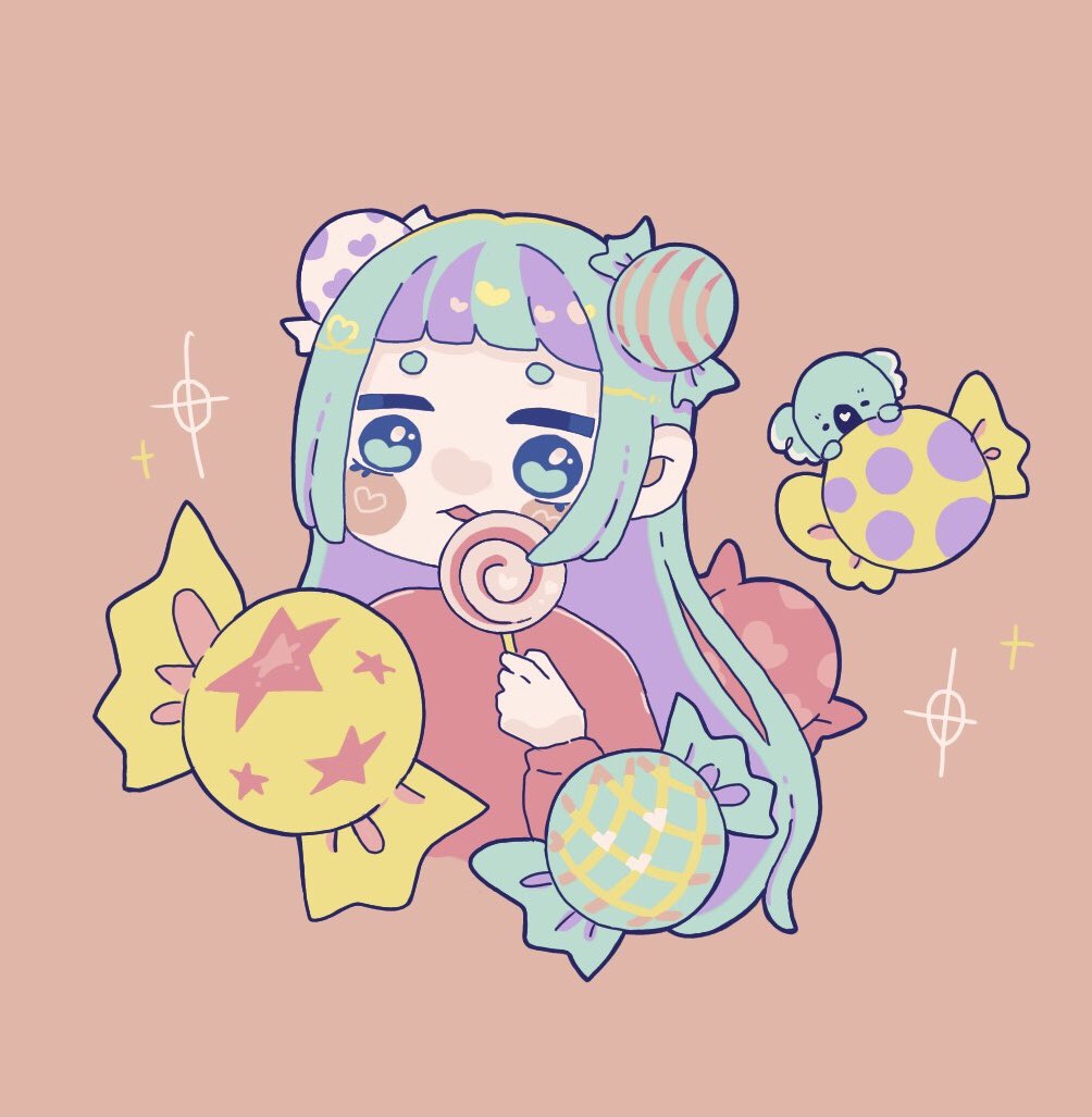 ぴよっ子 雨が酷すぎてお外に出れないから飴玉描きました イラスト 飴玉 イラスト好きな人と繋がりたい T Co 3ldeibzrki Twitter