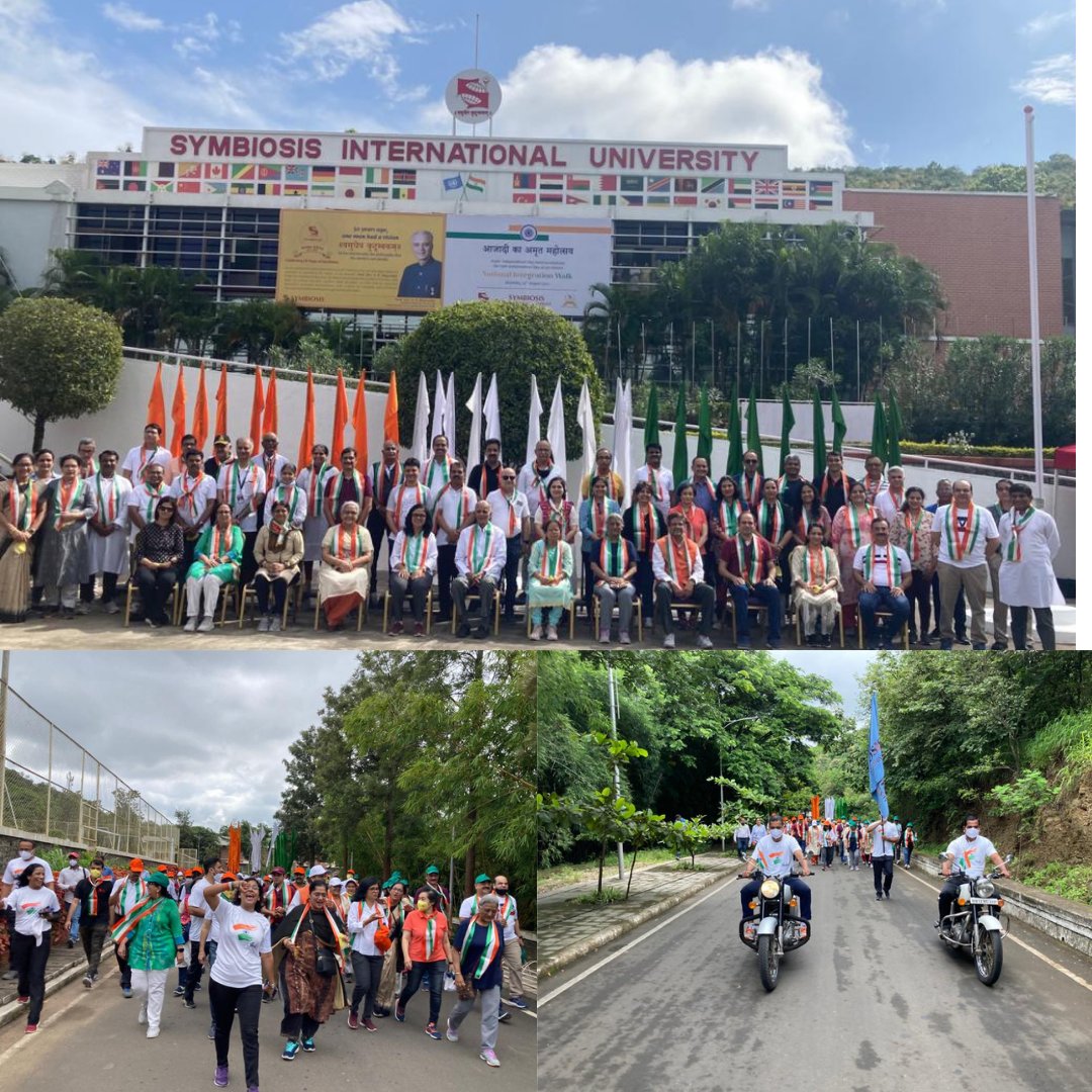 It was an absolutely invigorating experience to walk together at the pre-Independence Day walk at Symbiosis. <a href="/EduMinOfIndia/">Ministry of Education</a> <a href="/ianuragthakur/">Anurag Thakur</a> <a href="/symbiosistweets/">Symbiosis International (Deemed University)</a> #independenceday #independencedayindia #inspiration #motivation #leadershipdevelopment #success #Run4India #India #youth