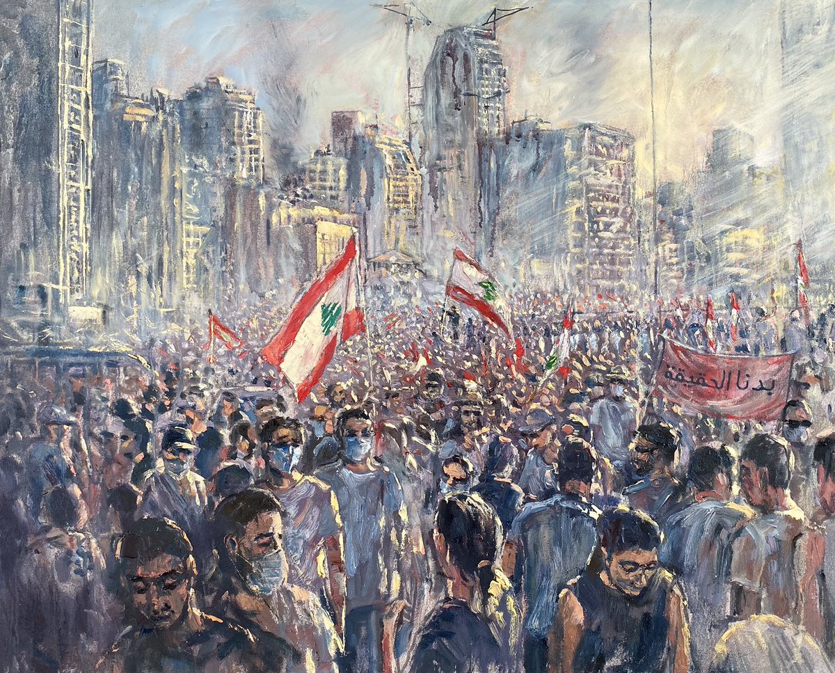 tomyoungart's tweet photo. Grieving City 4/8/21
One year on since the Port Explosion.
#beirut #oneyear #notruth #nojustice #despair #sadness #anger #grief #solidarity #unity #compassion #light #dark #polarity #lebanon🇱🇧 
بدنا الحقيقة https://t.co/os1RBwbyWJ