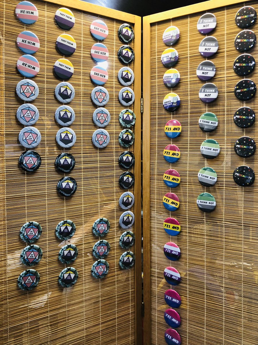 MajesticMesses's tweet photo. Tomorrow! We're gonna be at @EugPride Saturday, August 14 at Alton Baker Park from 11:00am - 6:00pm at booth 18. Come see us! We have enamel pins, button pins, magnets, patches, and some books (including our own about the history of Pride flags). See you there! https://t.co/5XP3Hld9K0