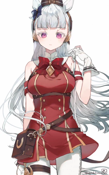 めっちゃガン見してくるゴルシ(まつ毛長い)
#ウマ娘 