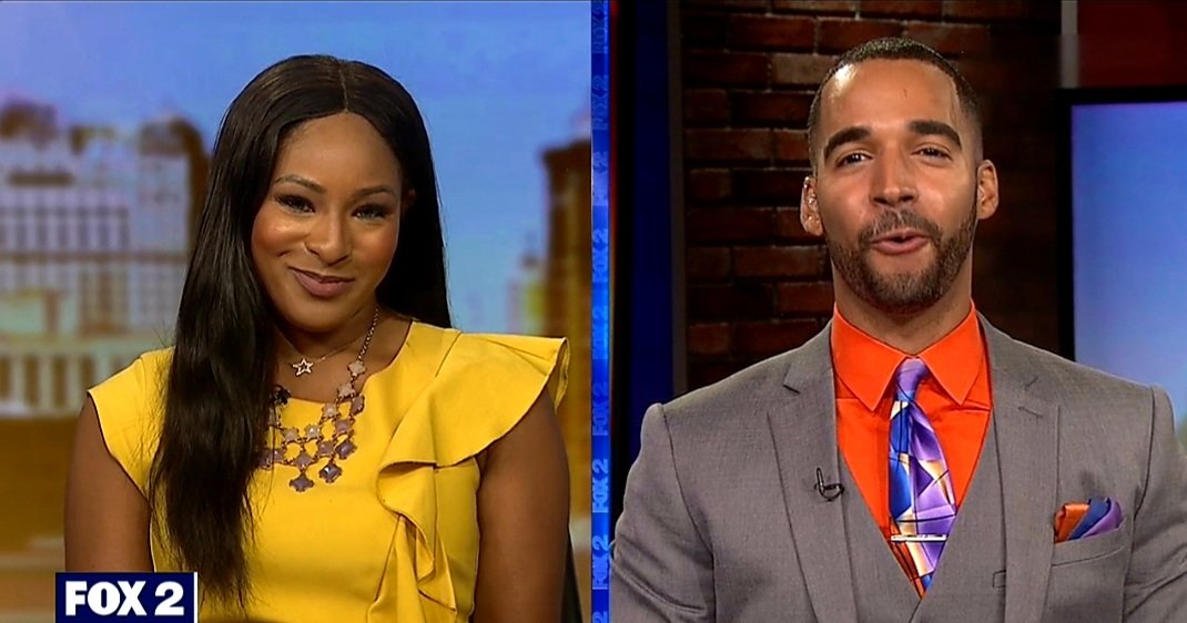 TheRobertBeal's tweet photo. Yep, @MichaelEstimeWX ! That's the same look of awe we have whenever @MaurielleFOX2 is on #Fox2Weekend! Hope everyone else is watching Elle this morning on @FOX2News Detroit! #MaurielleLue #Anchorbae #UpEarlyWithElle https://t.co/l241vhcQqP