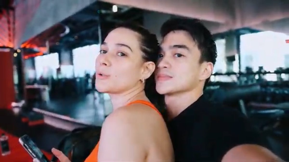 beadom_laguna's tweet photo. ganyan ba dapat mag workout ha??!!!😡😭😂sagottt 
#beaalonzo #dominicroque #beadom #TiNik https://t.co/CErq3cvffg