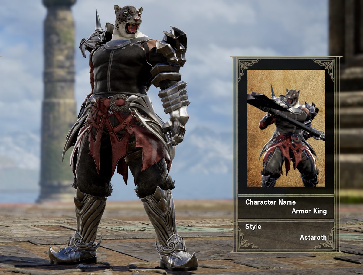 I made Armor King in Soulcalibur VI despite the limitations : r/Tekken