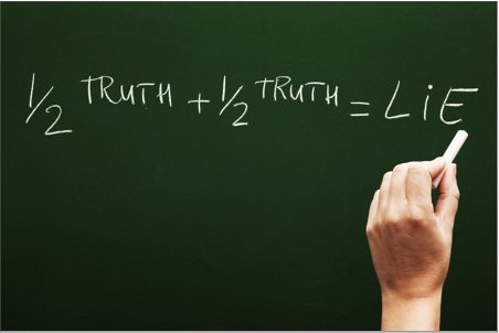 Wadolf360's tweet photo. HALF TRUTH + HALF TRUTH = LIE! https://t.co/7Bo5JSzYJt