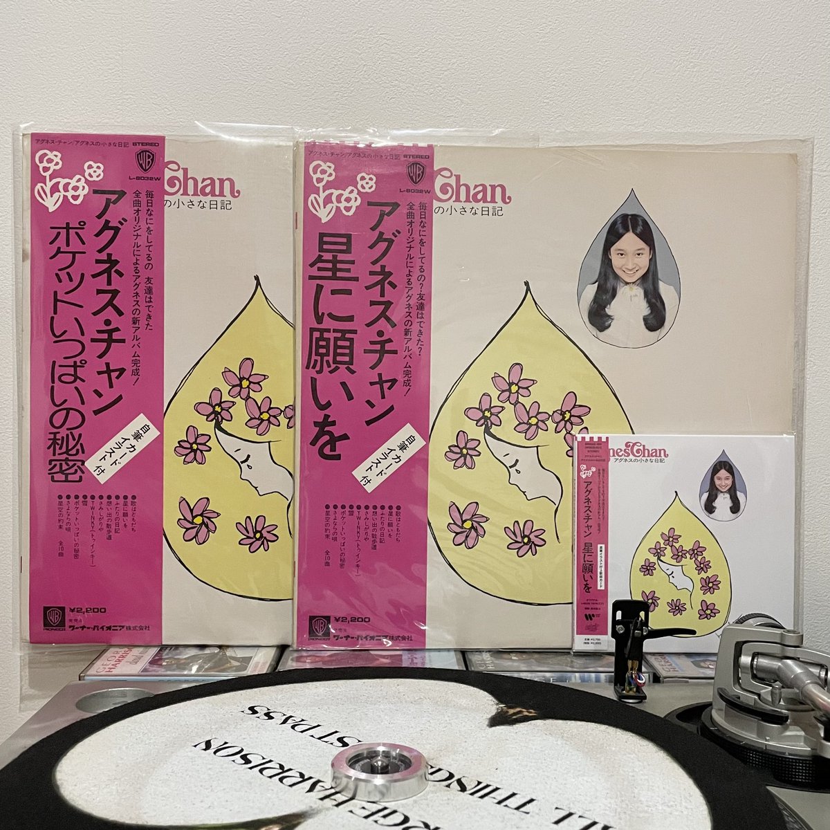 アグネス・チャンの紙ジャケCDシリーズがついに名盤ゾーンに突入しました!全曲シングルじゃん!ってほどです。ボーナストラックがまた凄くて、まさか「雨模様」のキャラメル・ママの演奏だけバージョンが聞ける日が来るなんて! 