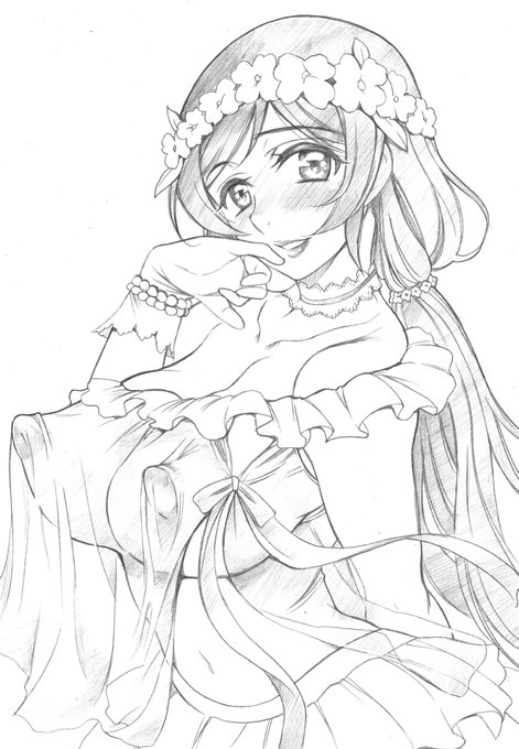 過去絵再掲
『ラブライブ!』より
東條 希さんです。 