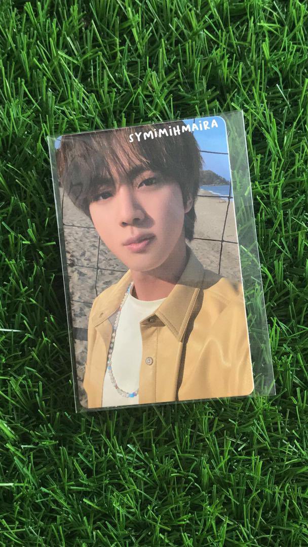 AmpleShop's tweet photo. WTS BTS 🇲🇾

[HELP RETWEET]

OFFICIAL BTS SEOKJIN PC 🧸

Hi! My friend ada jual official seokjin pc. If any of you interested, can dm her at @symimiksj

Jin Peach - RM40
Jin Mots Persona Ver 1 - RM40
Jin Butter Weverse POB - RM45 https://t.co/kJYdOFaVYc