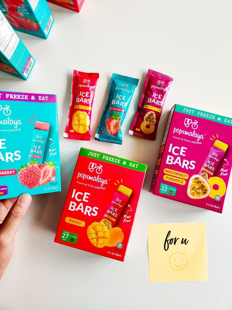 nursyakilasaleh's tweet photo. Ramai lagi yang tak tahu Pops Malaya Ice Bars ni dalam bentuk cecair. Sebab itu mudah untuk kita pos satu Malaysia ππ΅
.
Boleh simpan pada suhu bilik selama 1 tahun. So tak perlu risau freezer tak muat okay! π₯°
Jom order sekarang! πππ₯
#PopsMalaya #IceBars #AiskrimBuah https://t.co/nYO9UNIl4c