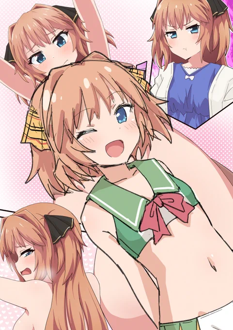 Skeb納品絵です。NSFWにつき全容は作品ページで。 