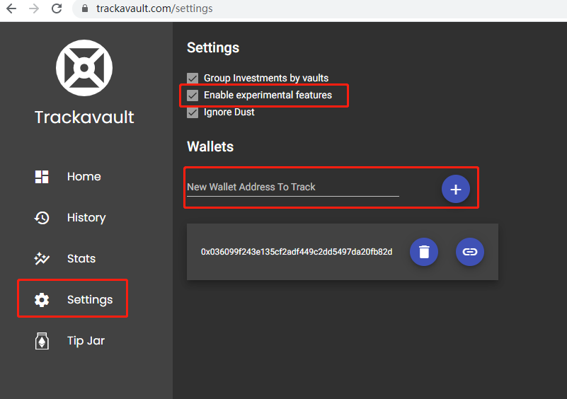 MushroomsFinan1's tweet photo. Amazing new tool to track your assets &amp; profits on Mushrooms Vaults (Ethereum only)

https://t.co/4LKAnQD1Hc

Tips: select [Enable experimental features] in the Settings and add your address. HERE WE GO!
@trackavault https://t.co/kxorM4m8EO