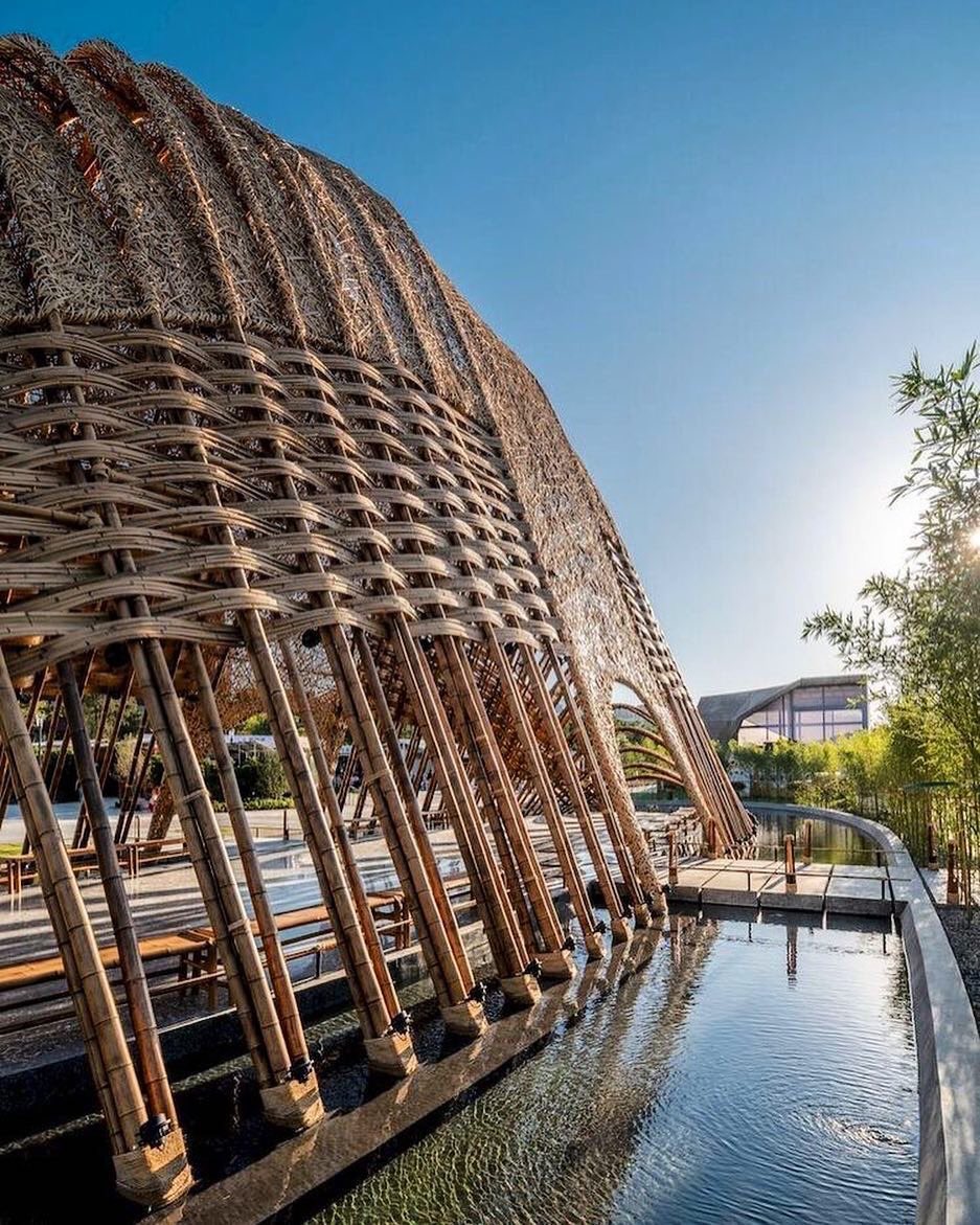 parametricarch's tweet image. Zuo Studio’s the &apos;Bamboo Pavilion&apos; expresses the natural beauty of Taichung, Taiwan.

#Bamboo #BambooStructure #timber #wood #woodwork #pavillion #installation #architectureproject #fabrication #digitalfabrication #fabricate #digitaldesign #design #designer #parametric