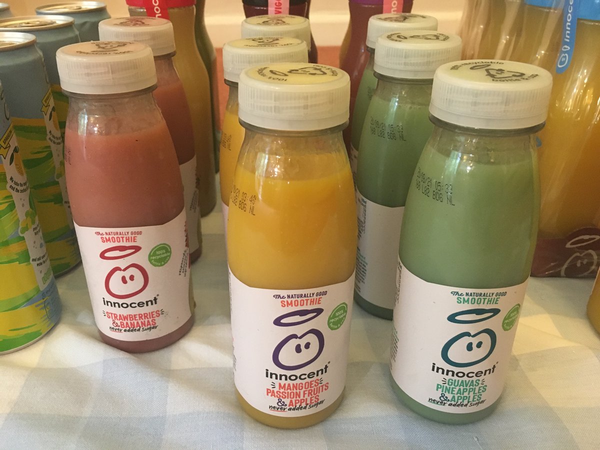 thealexmanners's tweet photo. What a wonderful surprise to receive this gift from @innocent Having recently presenting a talk for them they sent me over some drinks. But I never expected this many! I’m enjoying sharing them with my family 😀

#innocent #innocentdrinks #smoothies #fruitjuice #innocentsmoothie https://t.co/6LhjuUye0y