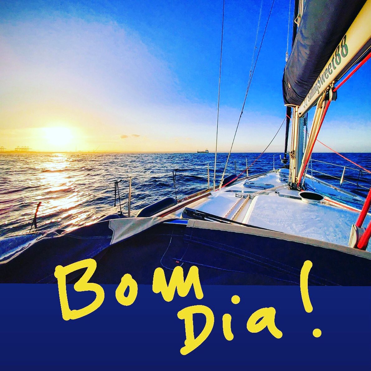 SailingSweet88's tweet photo. Bom dia! 🌞
Good morning! 🌞

#sweet88 #sailingsweet88 #S88 #sailingvessel #sailingyacht #sailingstory #sailingfamily #sailtrip #travelwithkids #travelwithpets #travelvlog #travelfamily #sailinglifestyle #travelfamilyvlog #travelfamilyvideo #sailingvideo https://t.co/JSCQRlnhNr