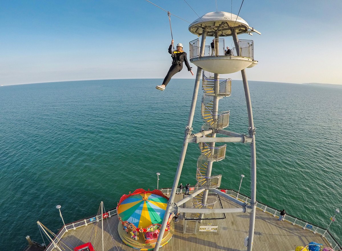 RockReef_UK's tweet photo. What day is your #Thrillseeker day?
#PierZip #ZipLine #AdrenalineJunkie #BournemouthPier https://t.co/DOnwvZuRBb