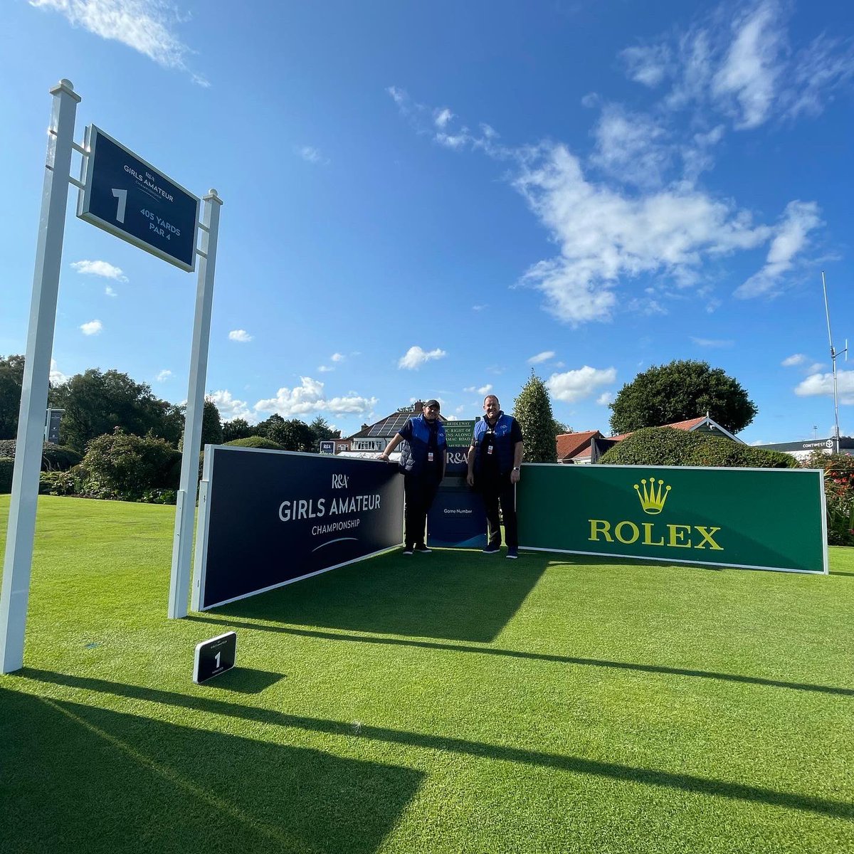 Finals day at the R&amp;A Girls Amateur championship🏌🏼‍♀️ massive thank you to <a href="/fulfordgolfclub/">Fulford Golf Club</a> for the hospitality shown by Jon, Claire and all the staff! And also a massive thanks to Glyn and all the Volunteers this week! It’s been a pleasure ⛳️🏌🏼‍♀️