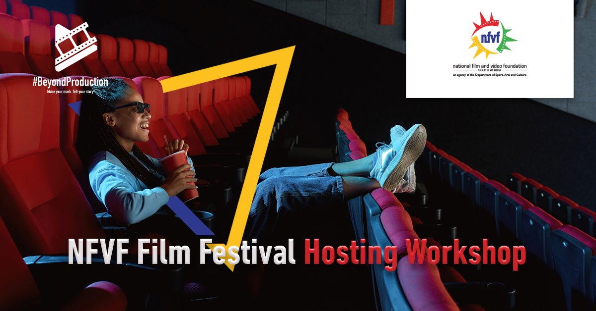 nfvfsa's tweet photo. Film Festivals play an important role in ensuring that our films receive local & international exposure.
Ever wondered how you can host your own film festival? We ran a 2-day Workshop which you can access here:
https://t.co/MBpt9lPRAc
#BeyondProduction #LoveSAFilm https://t.co/QVGDFYnFeZ