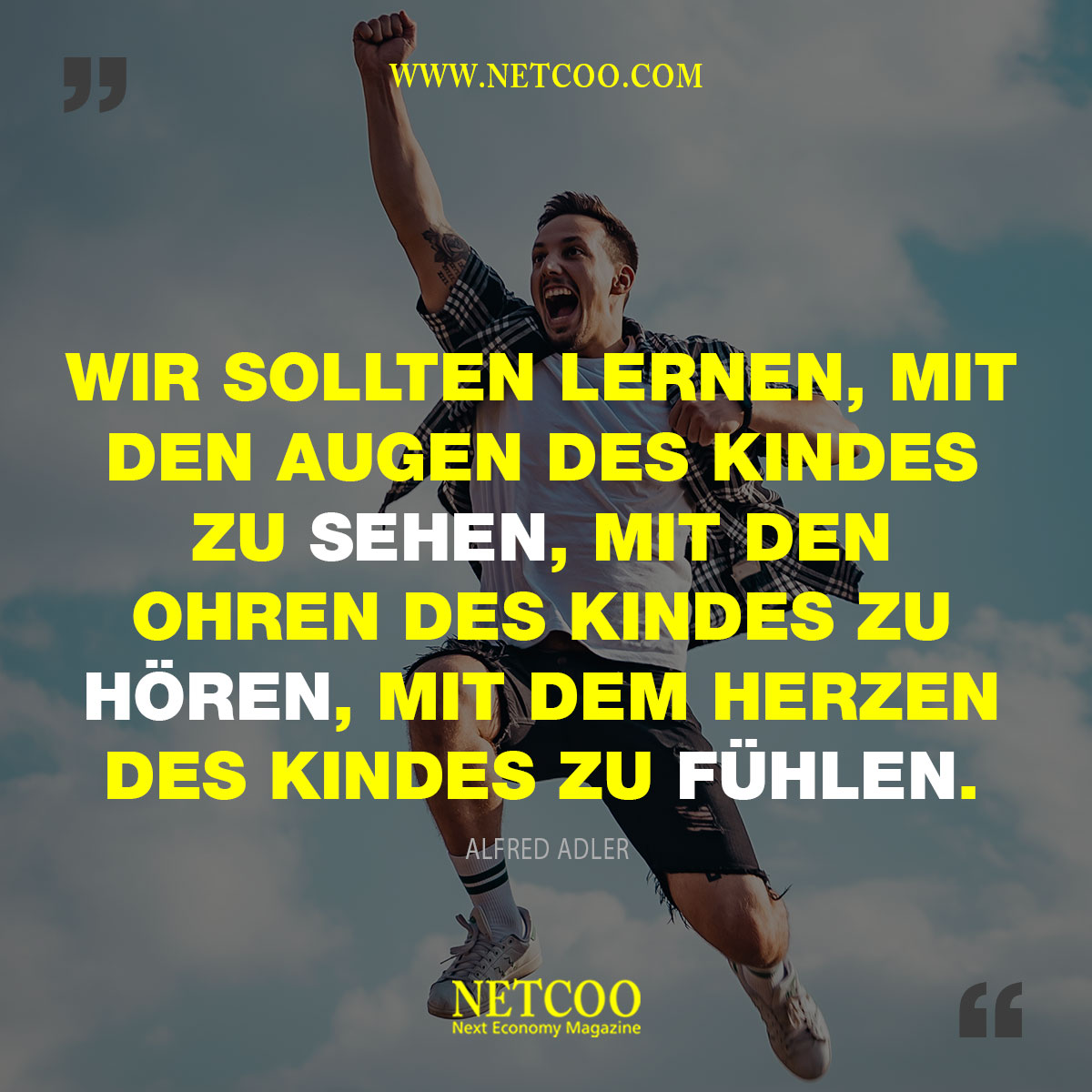 Netcoo's tweet photo. Kinder sehen, fühlen und handeln anders als Erwachsene, oder? 😀
#kinder #fühlen #netcoo #nextconomy #motivation #mindset https://t.co/Opemmm5S7g