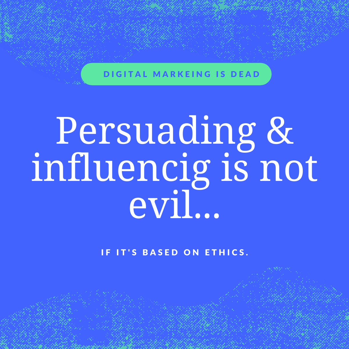 iPOTTgroup's tweet photo. What is your language? Read your ads, your presentations, your intro emails. Are they persuading your prospects to take action?  Are they influencing your prospects to buy?   

Rewrite it, if it doesn’t. 

#strategy #marketing #influence #persuade #prospects #prospectingtips https://t.co/sylyOh69O4