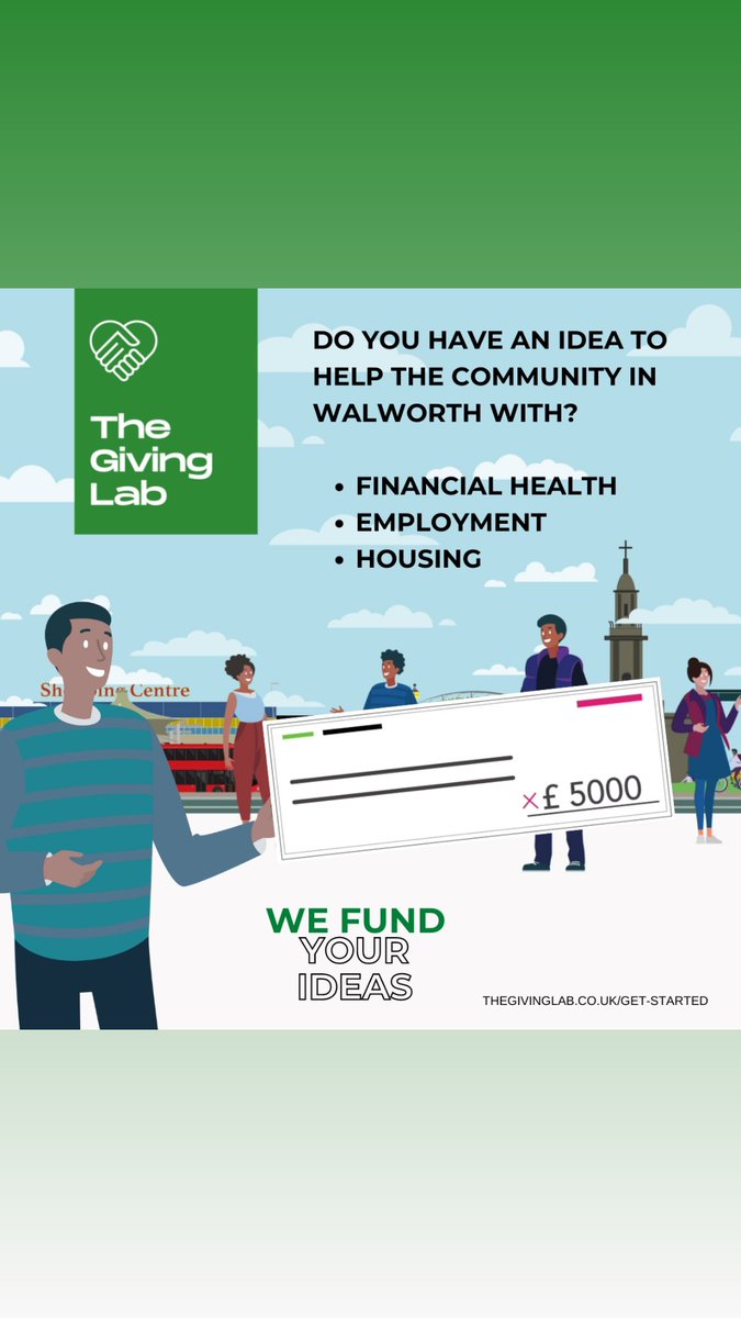 LabGiving's tweet photo. Give your idea a chance
#communityideas #decisionmaking #getyourideafunded #thegivinglab #makeachange #applynow #walworthroad #createbetterdays #sharingthepower #financechange #communityfirst https://t.co/DVgTlUVy91