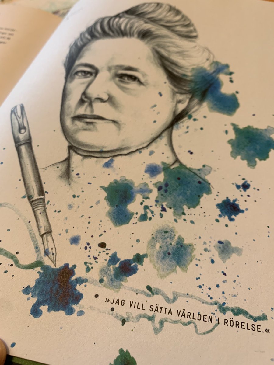 ”Jag vill sätta världen i rörelse!” Vilken förebild hon var och är, Selma Lagerlöf. #demokratin100år #LÄSåret2122 #tidattläsaiskolan #tidattskrivaiskolan