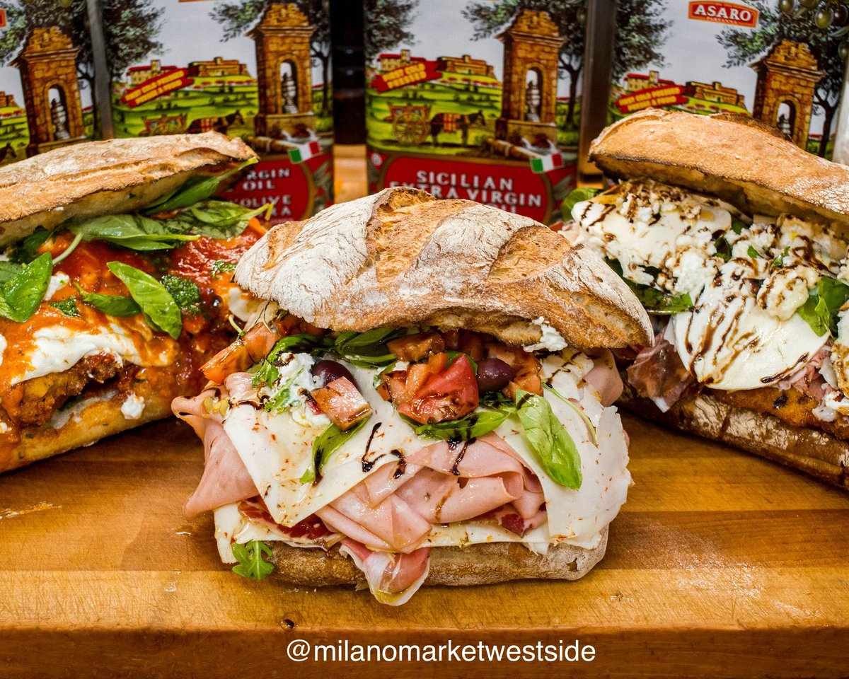 MilanoWestside's tweet photo. Sandwiches Slaying 😍 #milanomarketwestside #morningsideheights #uwsnyc #columbiauniversity #nycdeli #gourmetmarket https://t.co/O8Hq8kuWFv