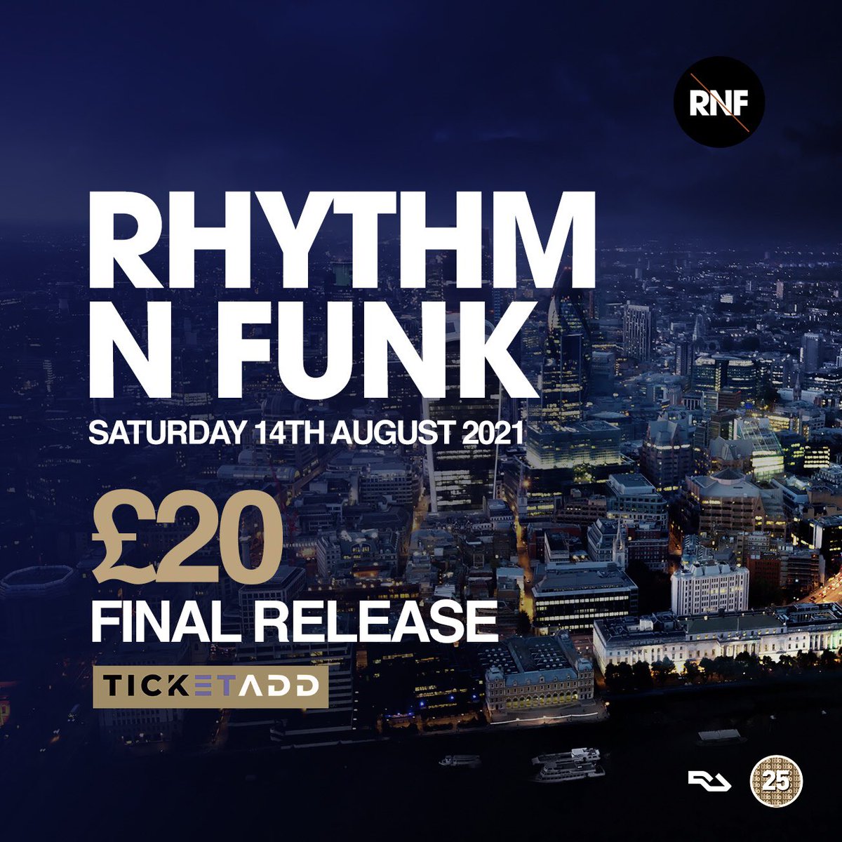 Tonight’s spot from 10pm w/ <a href="/DJSUPAD/">DJ SUPA D</a> <a href="/unclefeva/">Dj Feva</a> <a href="/djma1/">MA1</a> <a href="/wigman/">Why Bother</a> <a href="/djGavinPeters/">Gavin Peters</a> <a href="/dogtaniaun/">Dogtaniaun</a> <a href="/jromePR/">J'ROME</a> limited tickets remain! <a href="/rhythmnfunk/">Rhythm n Funk</a>