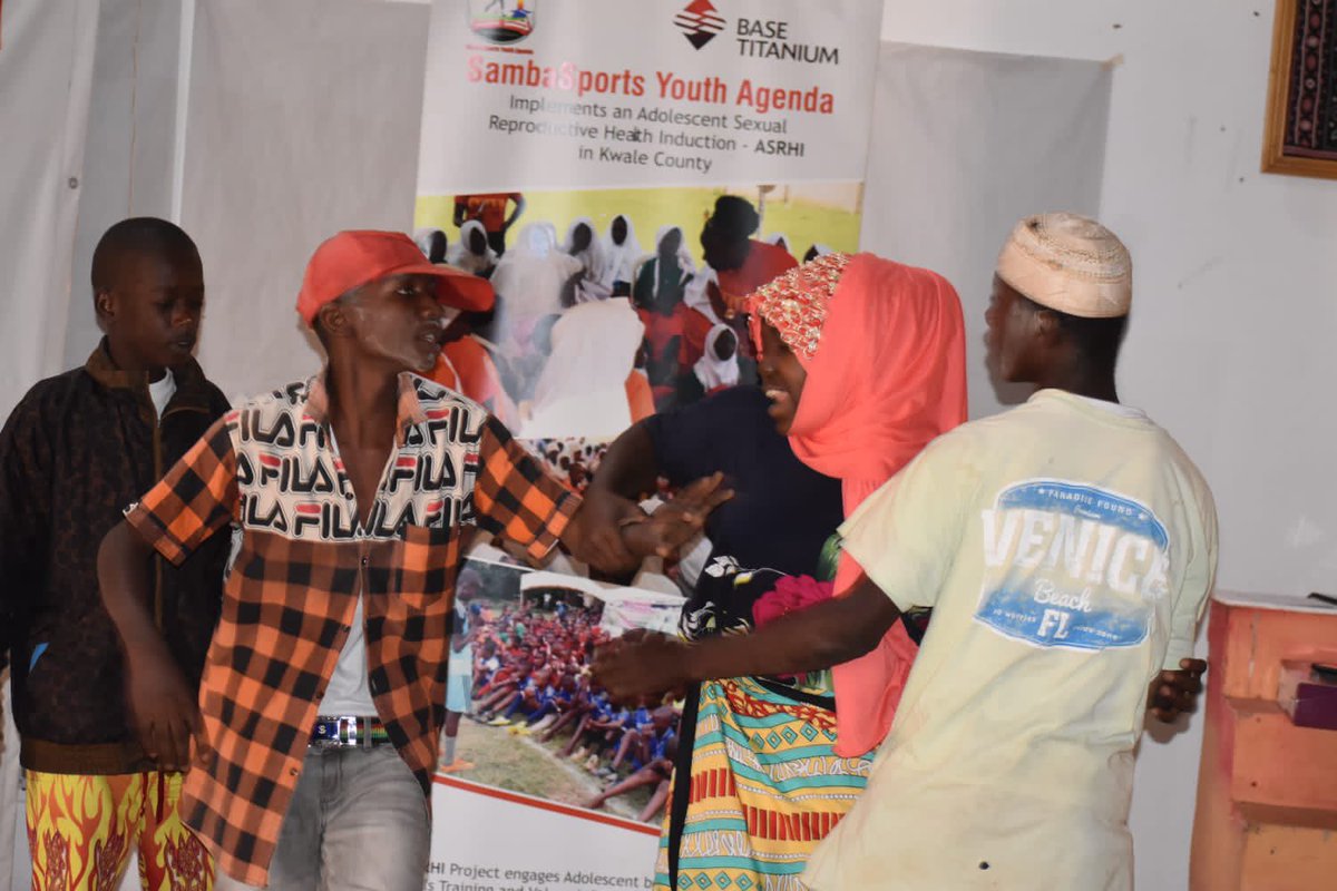 Samba4Youth's tweet photo. Arts has undoubtedly been the purest and surest way to convey messages. Sheer talents, creativity at its highest form. Adolescents resisting Teenage P and Drug Abuse #SkitsExpo #SambaSportsCares #ASRHI https://t.co/NtMYfD0Gya
