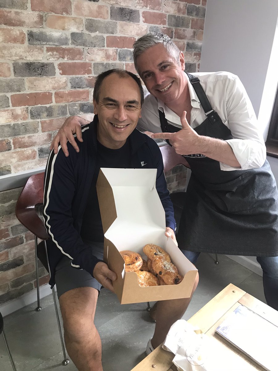 We’re feeling the Saturday morning love thanks to Super Steve who kindly bought us in some pastries 🥐  📞Call or 📥DM us for your Saturday cut, we  close at 4pm. Wishing all a fab weekend! 👍🏻💈