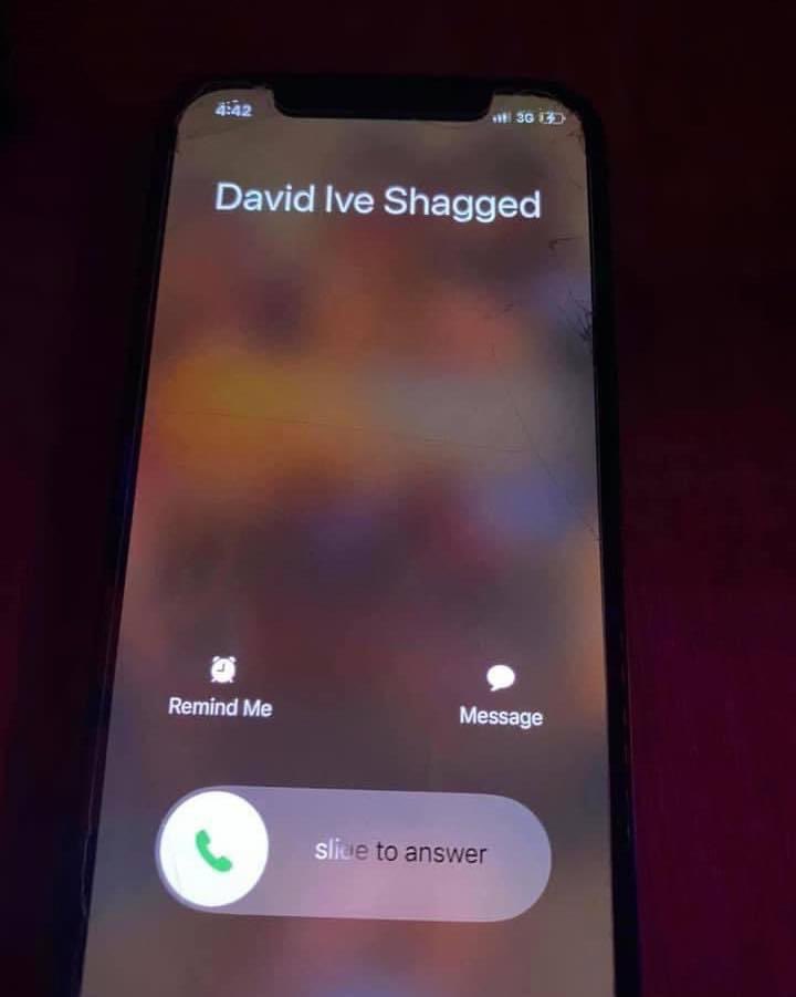 AssociationBurt's tweet photo. Someone left their phone in the DJ box last night and this fella kept calling 🤣 💦

If this is your phone you can collect it tonight we are back open for our usual BIG one! 🧨🔥

Credit : Rob Cain https://t.co/T3twuXAtDF