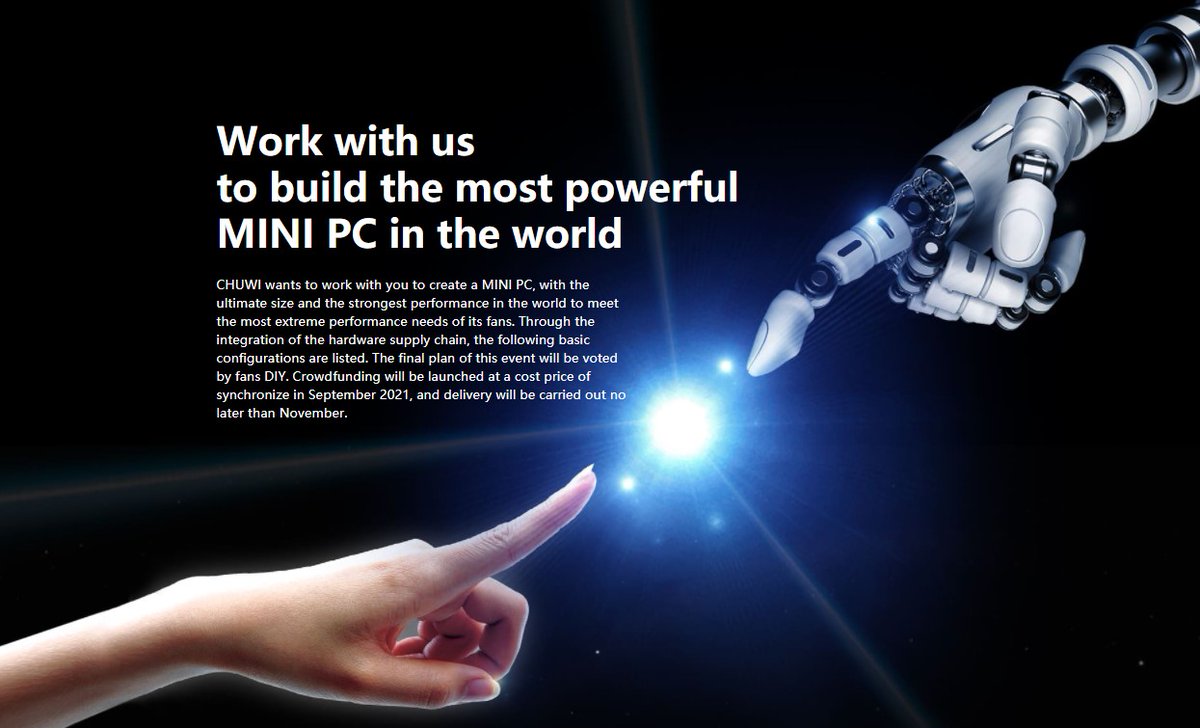 chuwidotcom's tweet image. What is the perfect #MiniPC in your mind?😼
Join us and help us to make your dream #minipc into reality!!😎😎😎
bit.ly/minipcvote
#minipcbuild #BackToSchoolSeason #powerfulminipc #minipc