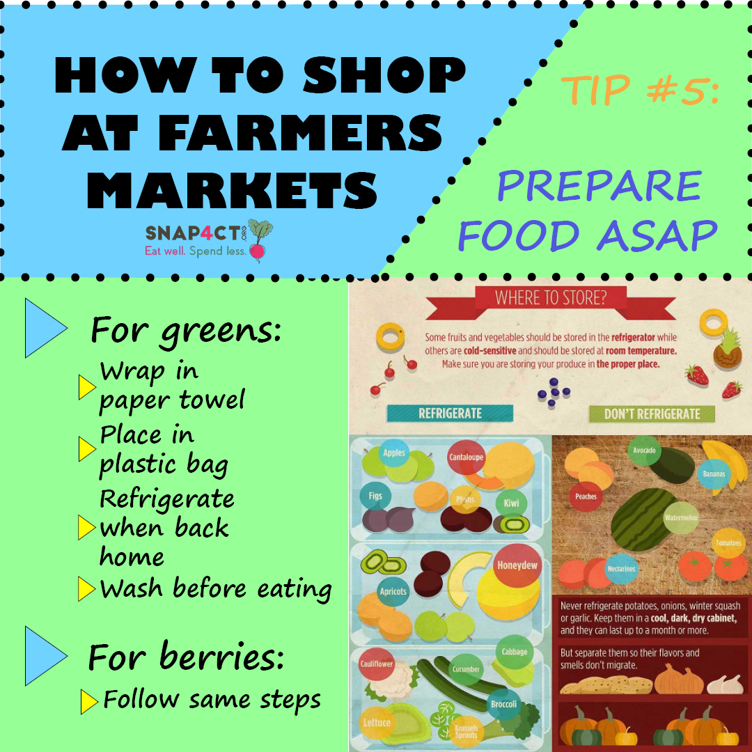 snap4ct's tweet photo. Do you know how to prepare greens and berries? 🥬🍓🍒 Find out how, when and where to store them along with other produce 🧅🥑 🥦 for the best taste 😋 and freshness! #SNAP4CT #LoveMyMarket https://t.co/7oZJaXvV4I