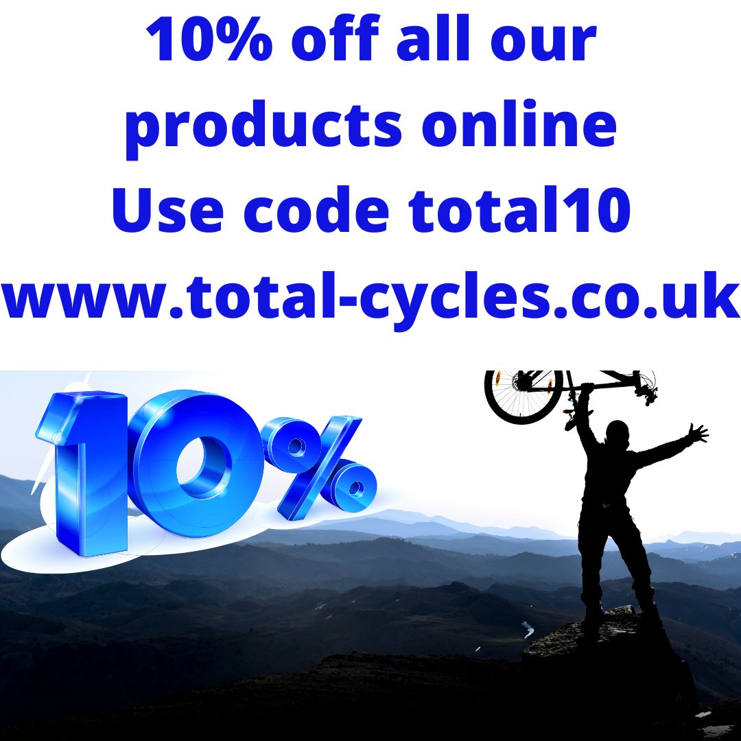 totalcycles's tweet photo. Save money on your cycling essentials. 10% off producylts on our website. #sale #cyclingessentials #bicycleparts #bicycleaccessories #sowerbybridge #calderdale https://t.co/ynxu4gtpwn