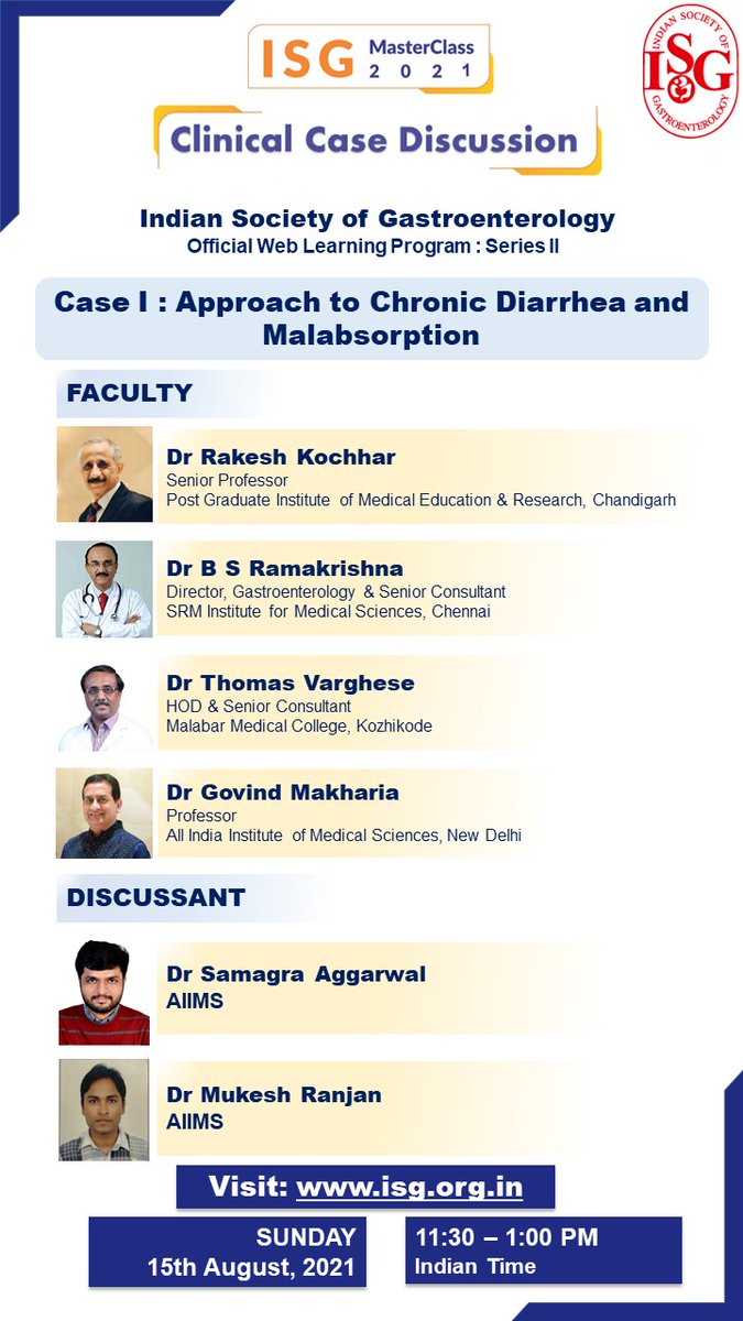 IsgSecretariat's tweet photo. With great pleasure, we would like to invite you all to join the ISG Master Class series II : Clinical Case Discussion. The success of ISG Masterclass series gives us wings to  make a decision to conduct ISG Masterclass Series II. 
Visit for registration : https://t.co/RrwnvXo7xW https://t.co/o9FSRG0HBU