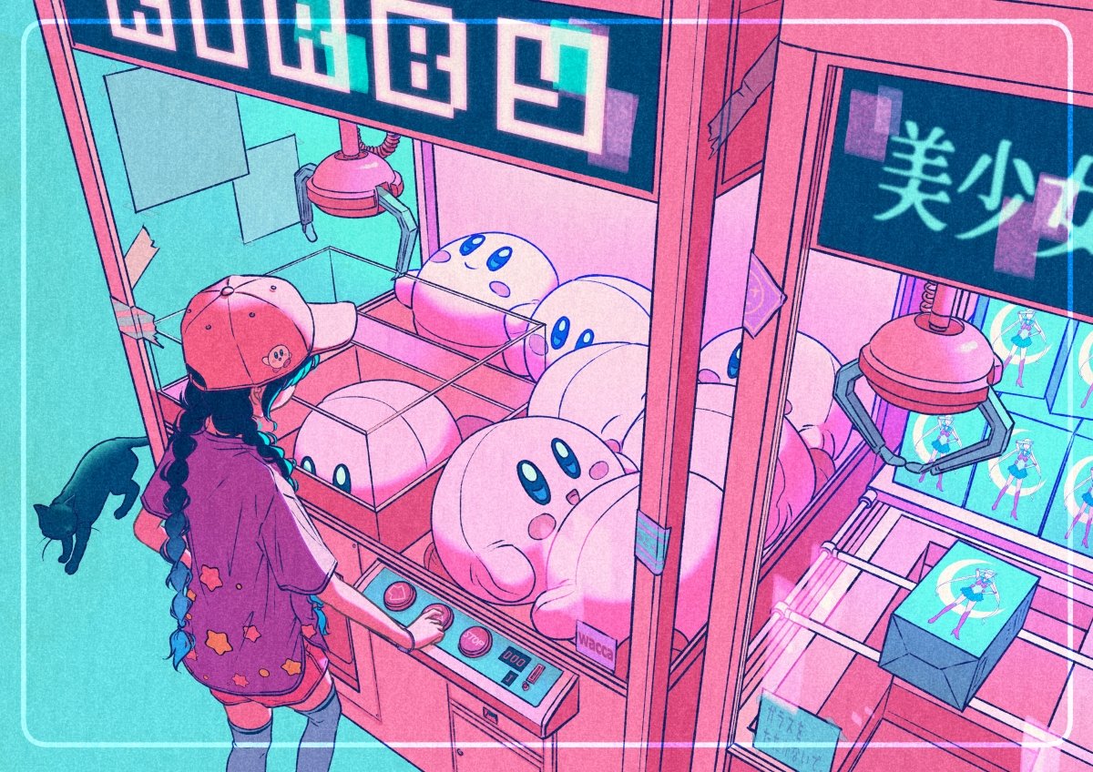 Twitter 上的 Wacca わっか 完成 クレーンゲームもう何年もやっていないかも カービィ イラスト Kirby Illustration T Co A5g3rfghnk Twitter