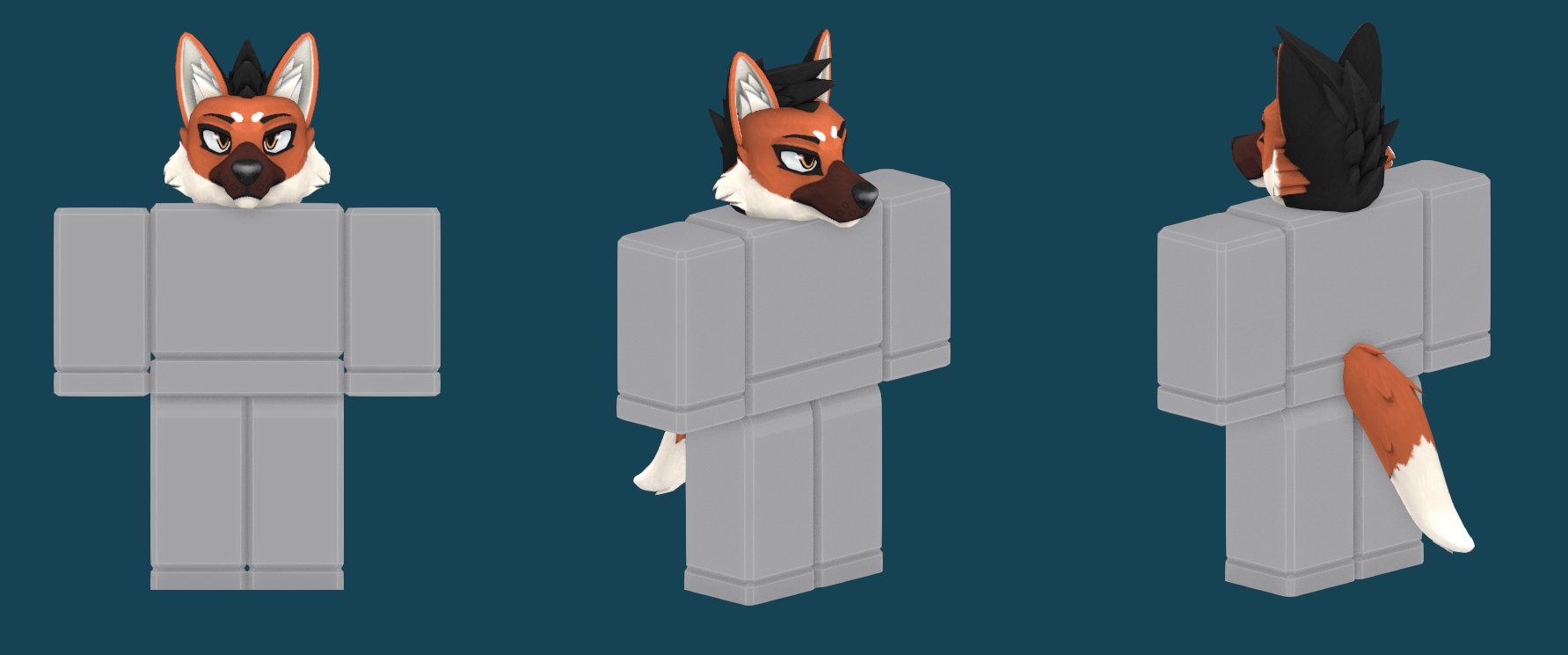 Furry-based Roblox Avatars