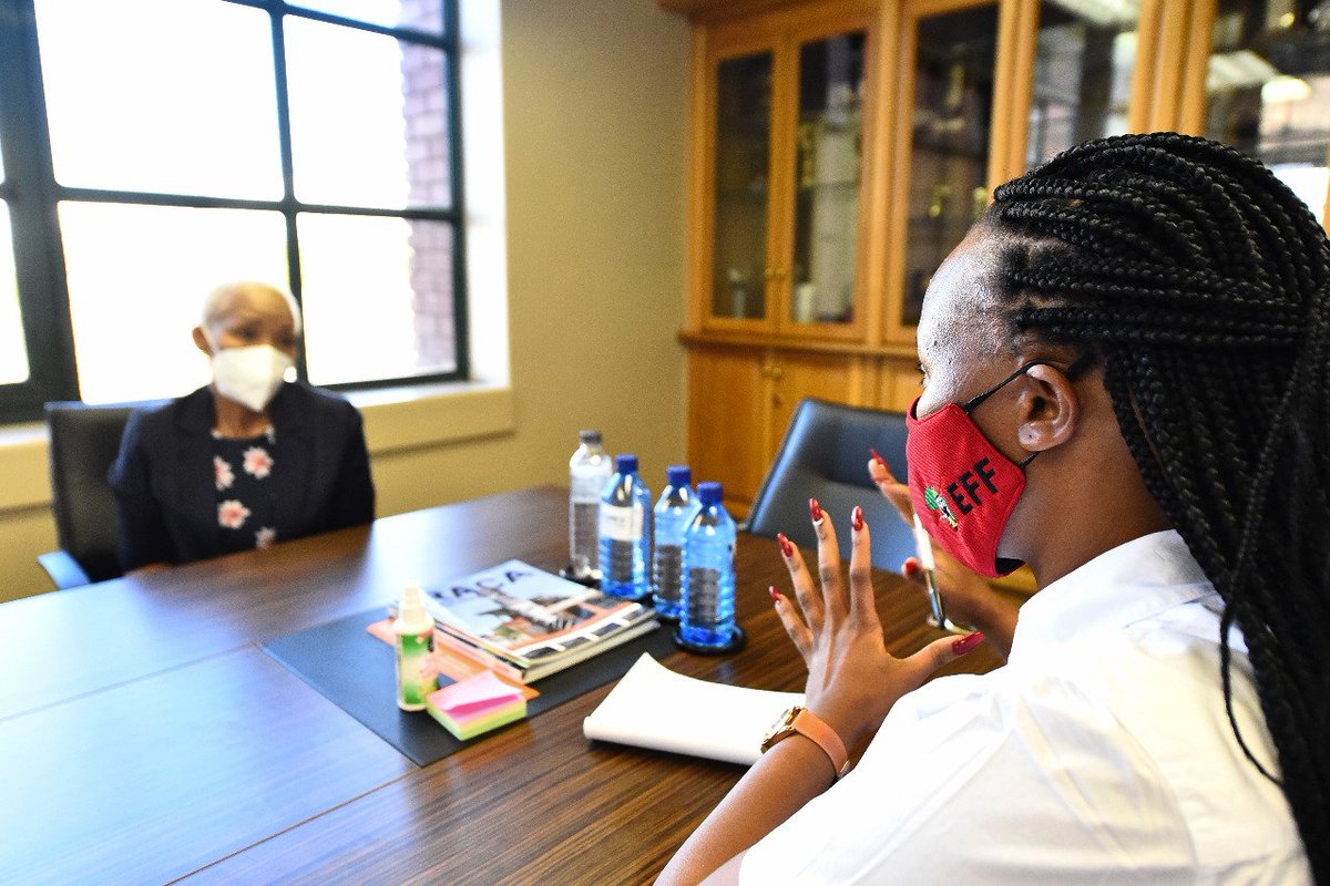 EFFSouthAfrica's tweet photo. [WATCH NOW ]: EFF GBV Desk is celebrating incredible women in our country.

Catch DSG @mailola_poppy in conversation with SAFA Vice President and Founder of Ria Stars Mme Ria Ledwaba NOW at 12H00 on EFF Facebook Page and YouTube channel - EFF Women’s Month Series #EFFWomensMonth https://t.co/yCNyf8XEcv
