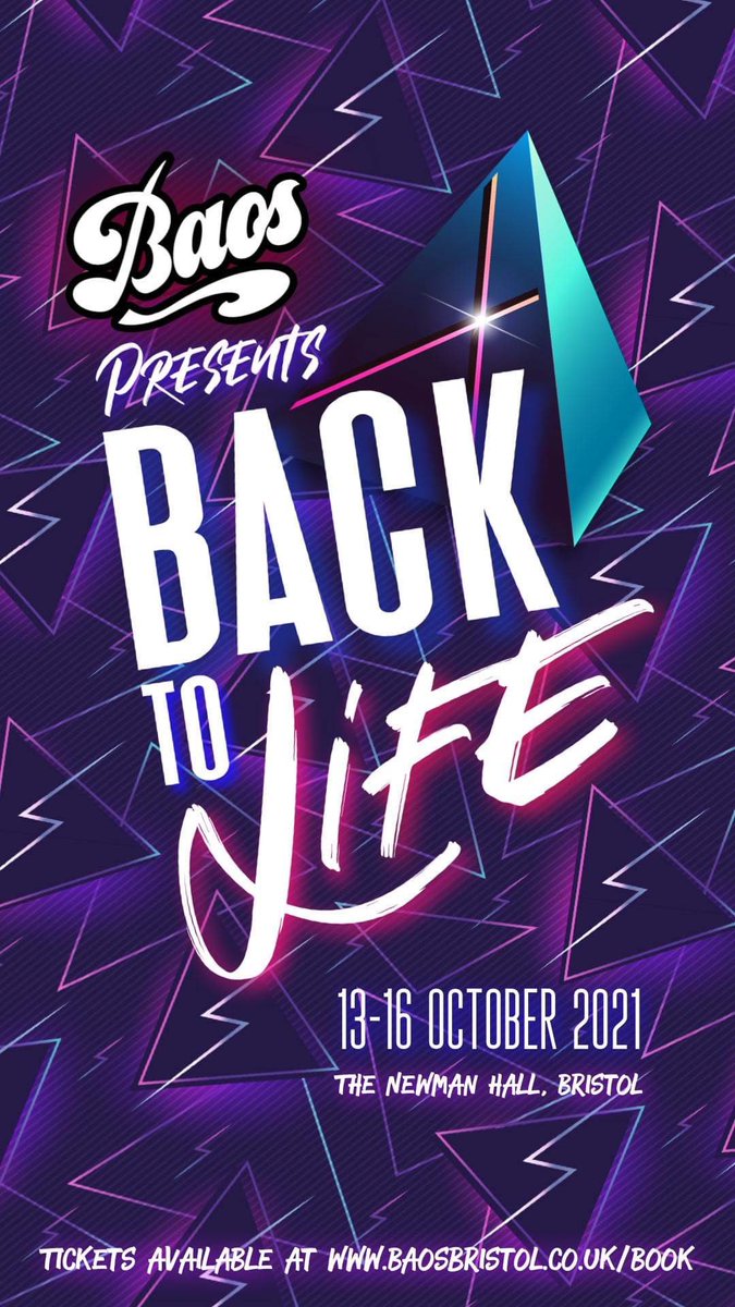 BAOS is back and raring to go! Our next show, BACK TO LIFE is on from 13th-16th October 2021 at The Newman Hall. Tickets on sale next week! #musicaltheatrebristol #whatsonbristol