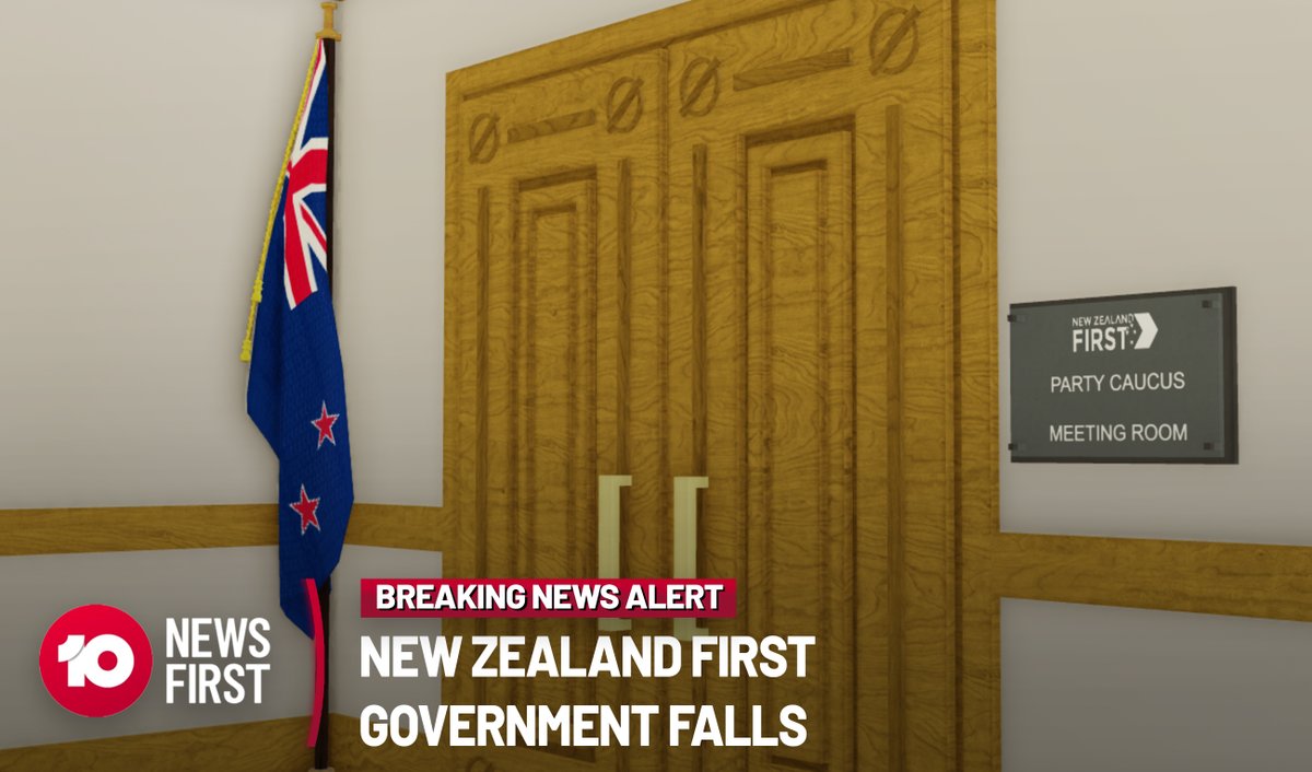 BREAKING NEWS: The New Zealand Electoral Commission has announced the vote of no confidence passed earlier today in Parliament against the New Zealand First government will be recognised.

New Zealanders are expected to go back to the polls shortly.

#10rblx | 🇳🇿