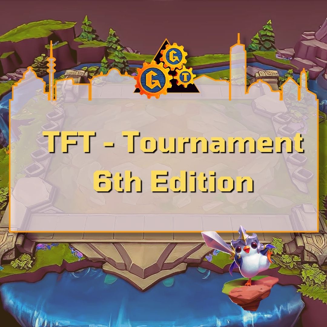 Auf in die nächste Runde 🤘
Wir laden euch alle herzlich zur Sommerausgabe unsere TFT-Turniers ein!
- Wann: 29.8., 18 Uhr
- Wo: GGT Discord-Server
Link: play.toornament.com/de/tournaments…